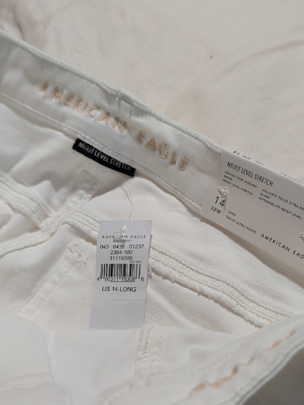 American Eagle Outfitters White Skinny Jeans - Picture 6 of 8